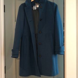 J crew double cloth coat
